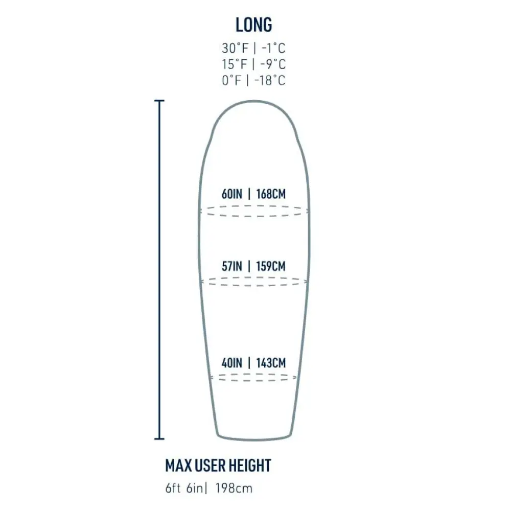 Спальний мішок Sea to Summit Trek -18C/0F Long, Snorkel Blue (STS ASL041172-210206) - 6 - Robinzon.ua