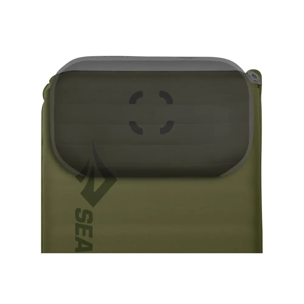 Коврик самонадувающийся Sea to Summit Self Inflating Camp Plus Mat, Rectangular Large, Moss, 201x64x7.5см (STS AMSICAPLRL) - 7 - Robinzon.ua