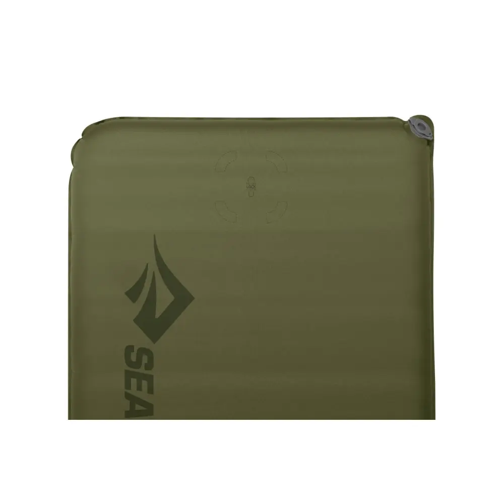 Коврик самонадувающийся Sea to Summit Self Inflating Camp Plus Mat, Rectangular Large, Moss, 201x64x7.5см (STS AMSICAPLRL) - 5 - Robinzon.ua