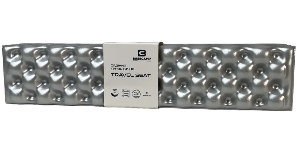 Сідачка кемпінгова BaseCamp Travel Seat IXPE, Olive Green (BCP 20801) - 2 - Robinzon.ua