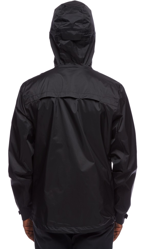 Мембранна чоловіча куртка для трекінгу Black Diamond M Treeline Rain Shell, M - Black (BD 7450080002MED1) - 1 - Robinzon.ua