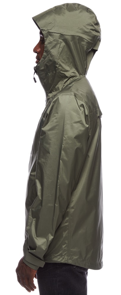 Мембранна чоловіча куртка для трекінгу Black Diamond M Treeline Rain Shell, XL - Tundra (BD 7450083010XLG1) - 2 - Robinzon.ua
