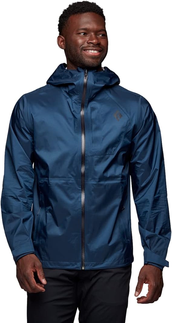 Мембранна чоловіча куртка Black Diamond XL Treeline Rain Shell, IIndigo, XL (BD 7450084013XLG1) - 2 - Robinzon.ua