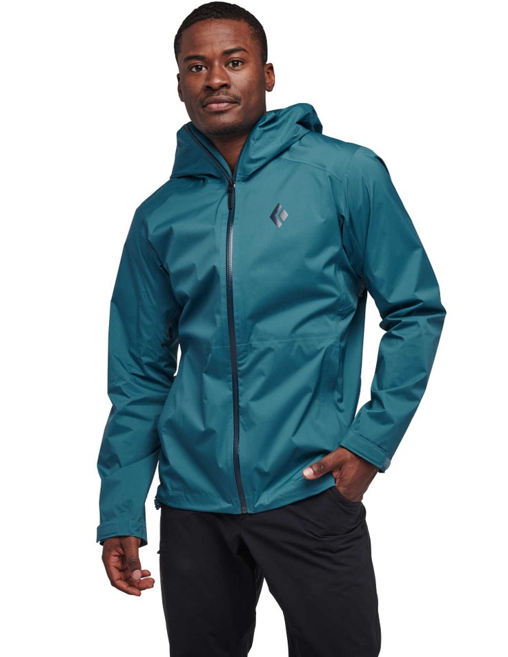 Куртка чоловіча Black Diamond M Stormline Strech Rain Shell Creek Blue, XL (BD CDT04064XLG1) - 3 - Robinzon.ua