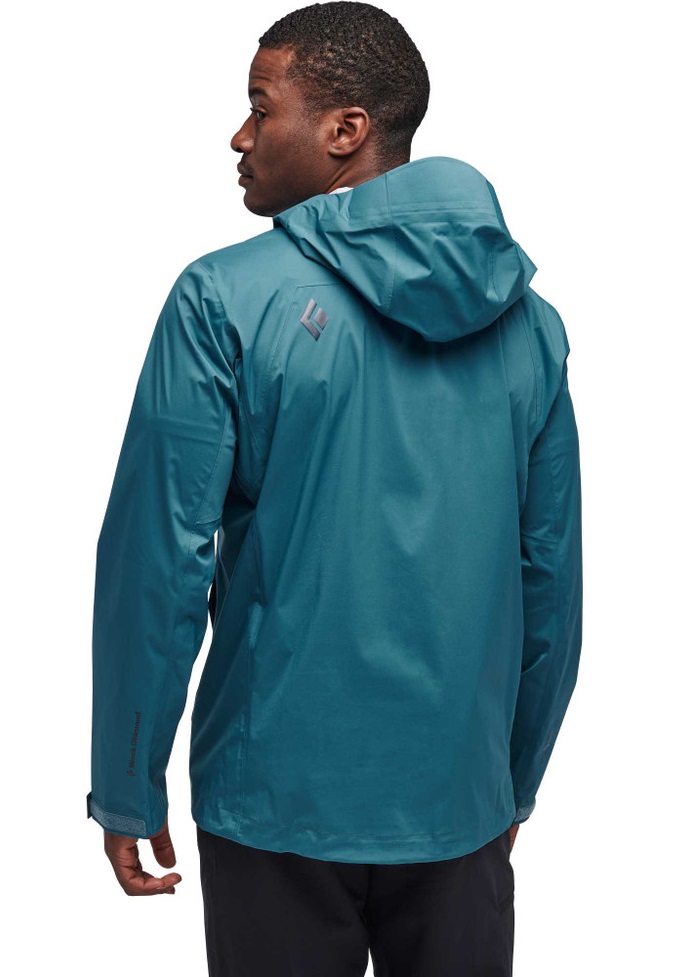 Куртка чоловіча Black Diamond M Stormline Strech Rain Shell Creek Blue, XL (BD CDT04064XLG1) - 4 - Robinzon.ua