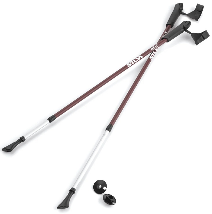 Палиці для скандинавської ходьби Silva Walking Poles, 104-140 см, Red (SLV 38125) - Robinzon.ua