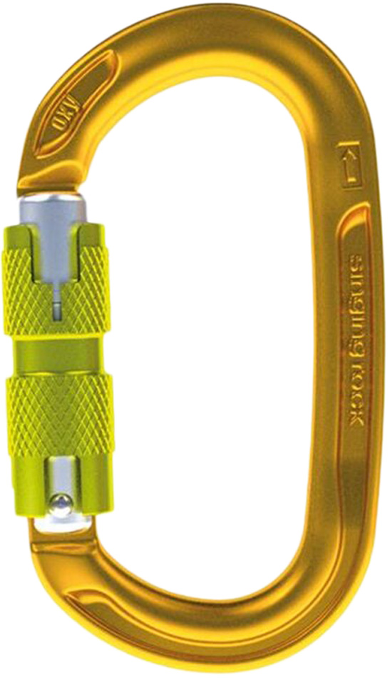 Карабін Singing Rock Oxy TWL, gold (SR K0122EE06) - Robinzon.ua