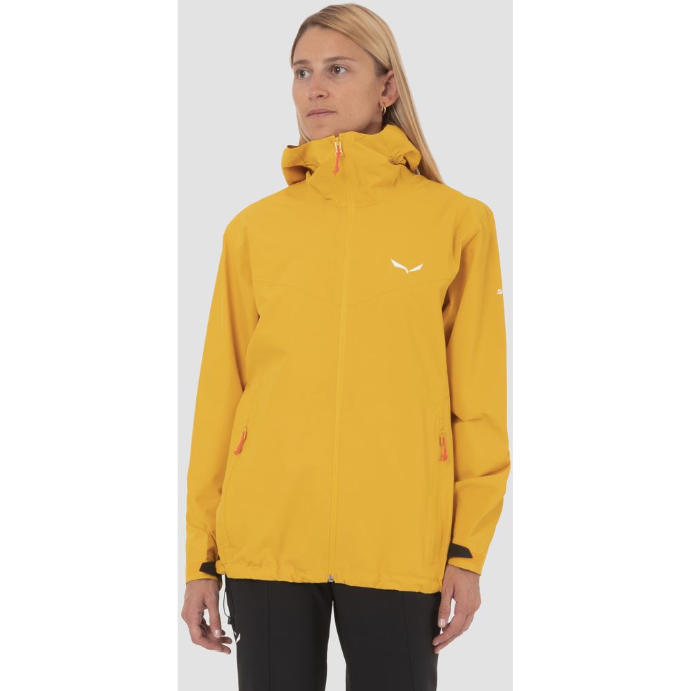 Куртка Salewa Puez Aqua 4 PTX 2.5L Wms 44/38 (M) жовтий - 2 - Robinzon.ua