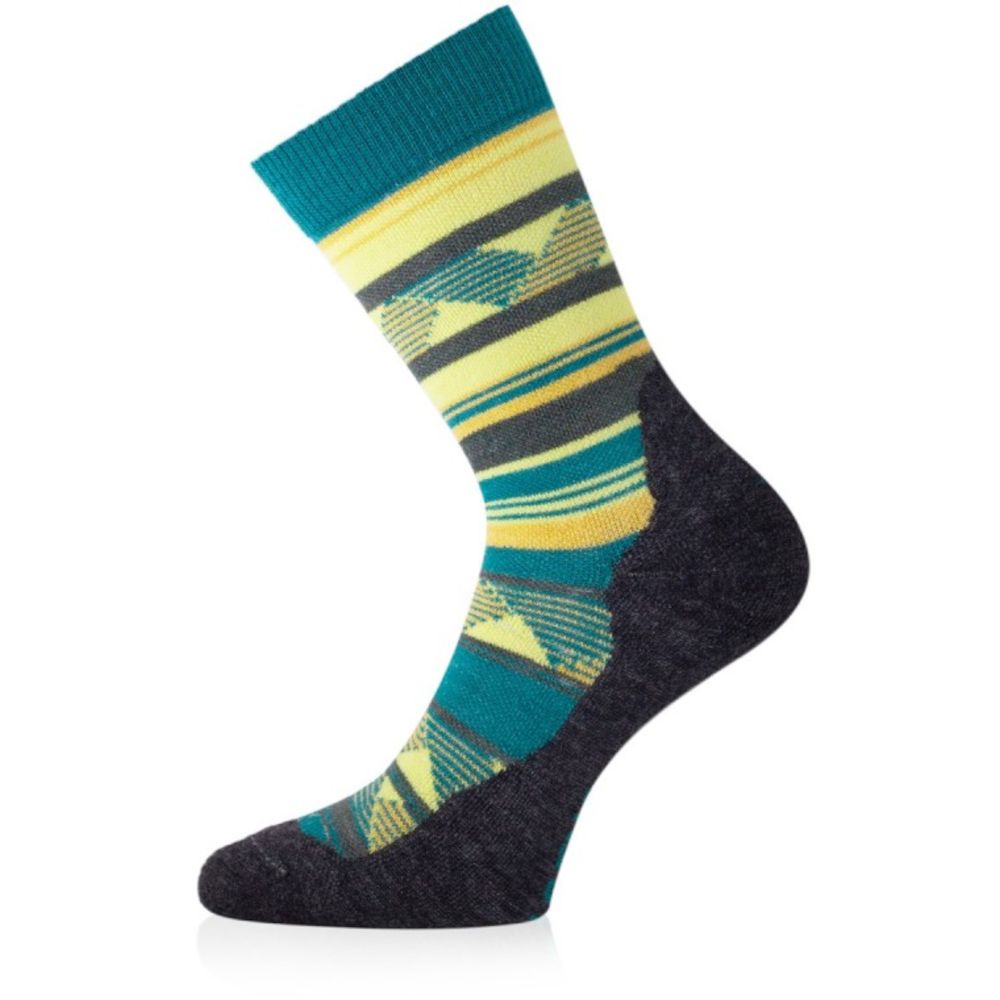 Термоноски треккинг Lasting WLI M желтый/зеленый - Robinzon.ua