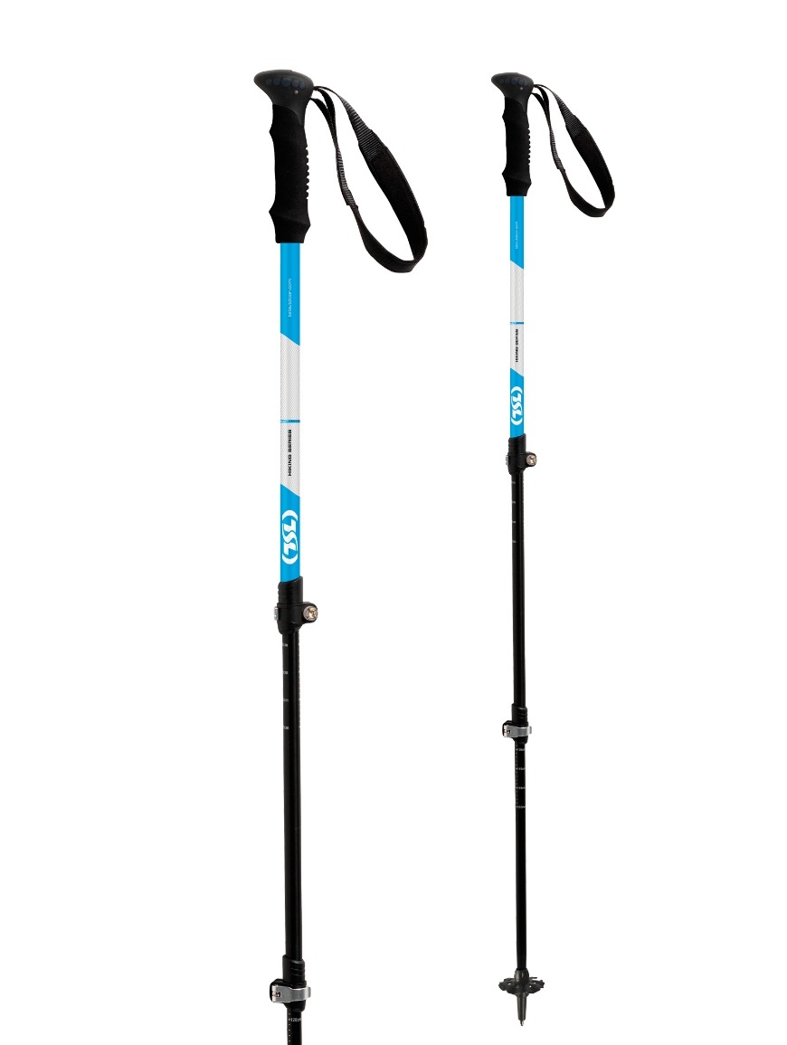 Трекінгові телескопічні палиці TSL Hiking Alu 3 Light, 63-135 см, White/Blue, (3436500812091) - Robinzon.ua