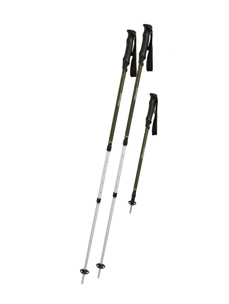 Трекінгові палиці Komperdell Wild Rambler, Silver/Green, 65-140 см (9008687362498) - Robinzon.ua