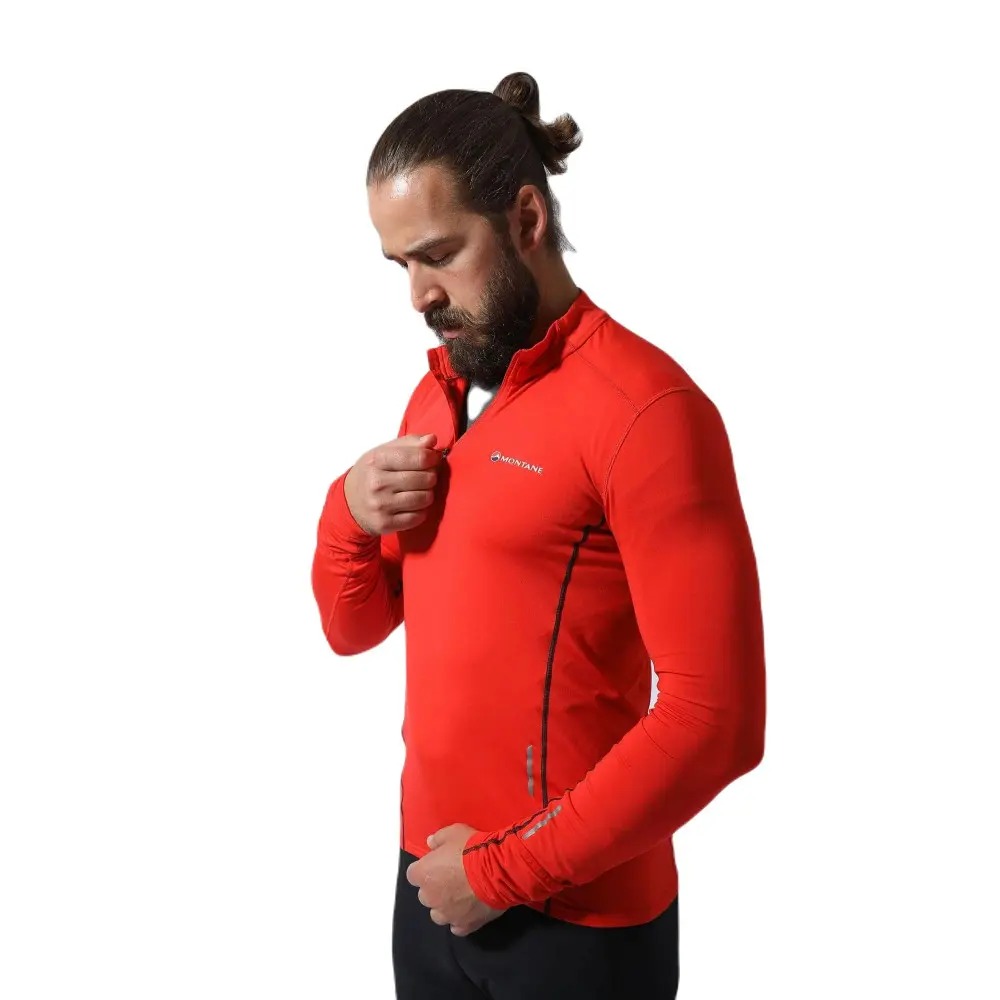 Чоловічий флісовий джемпер Montane Dragon Pull-On, Flag Red, M (5055571797267) - 1 - Robinzon.ua