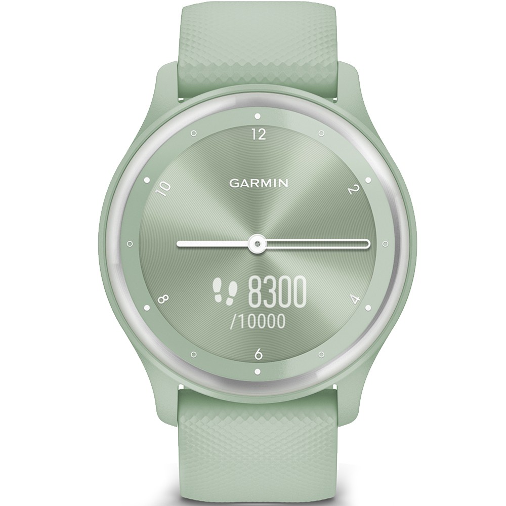 Фитнес часы Garmin vivomove Sport Cool Mint с силиконовым ремешком 010-02566-03 - 3 - Robinzon.ua