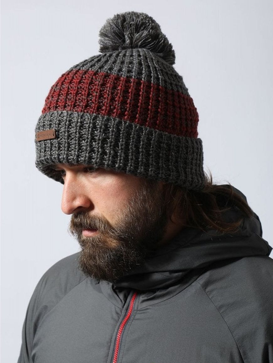 Шапка Montane Top Out Bobble Beanie, Shadow, р.One Size (HTOBBSHAO6) - 1 - Robinzon.ua