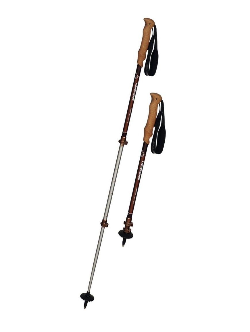 Трекінгові палиці Komperdell Peakmaster PL Cork, Brown, 69-140 см (9008687351850) - Robinzon.ua