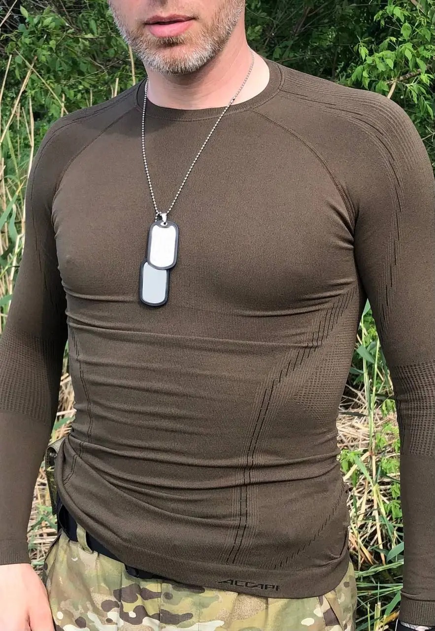 Термофутболка с длинным рукавом мужская Accapi Nembus, Military, XS/S (ACC CA101.917-XSS) - 3 - Robinzon.ua