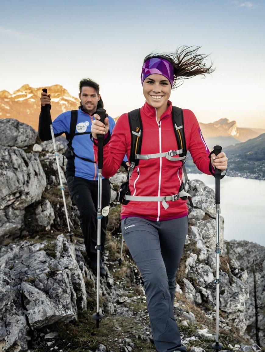 Трекінгові палиці Komperdell Explorer Contour Powerlock, 105-140 см, Silver/Blue (9008687394178) - 2 - Robinzon.ua