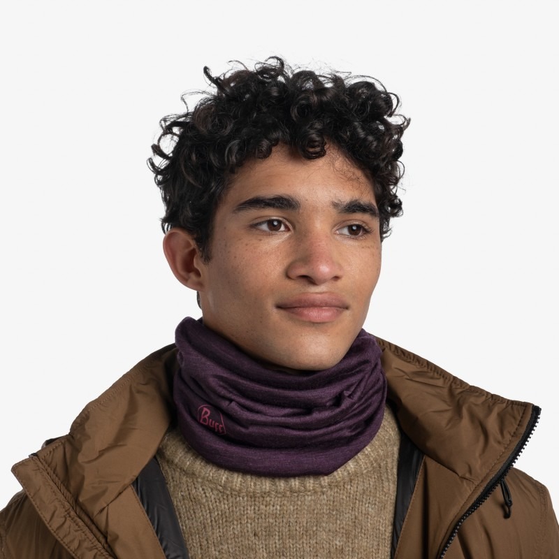 Шарф-труба Buff Lightweight Merino Wool, Solid Deep Purple (BU 113010.603.10.00) - 4 - Robinzon.ua