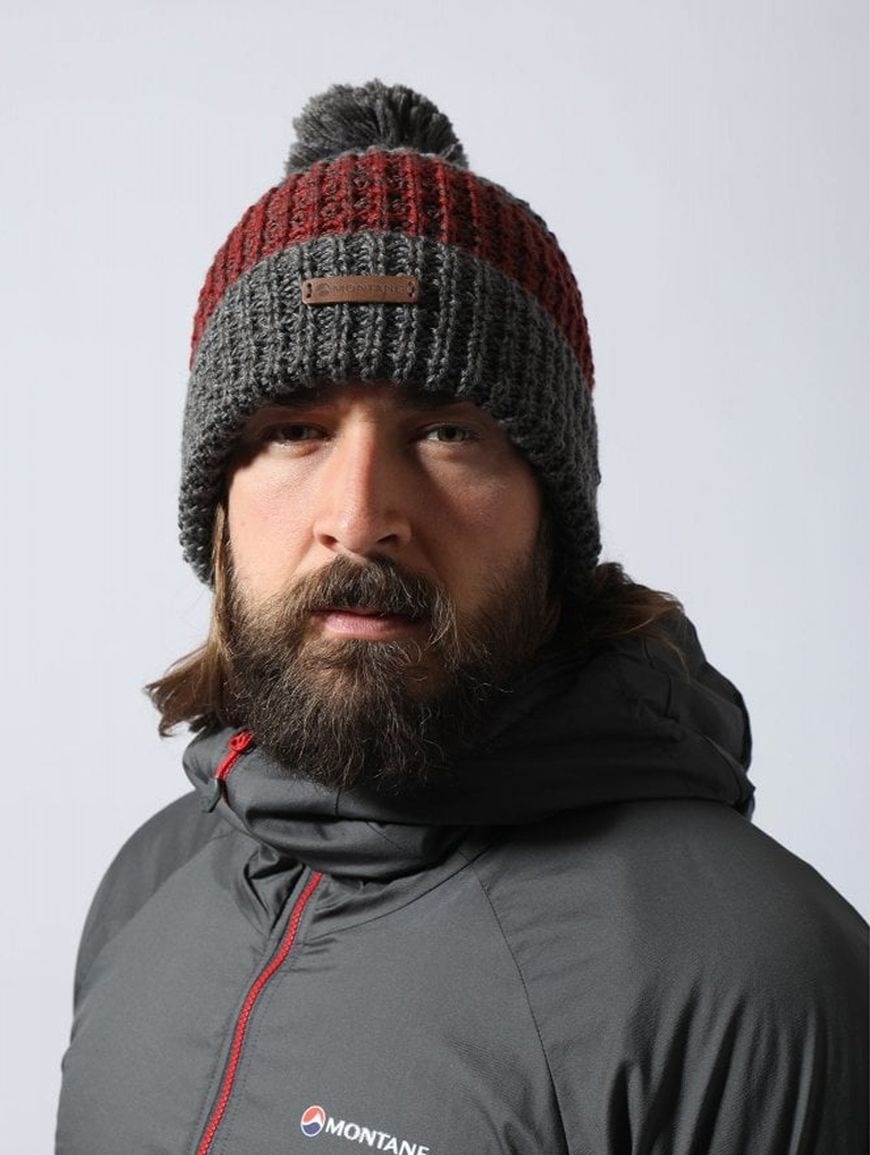 Шапка Montane Top Out Bobble Beanie, Shadow, р.One Size (HTOBBSHAO6) - 2 - Robinzon.ua