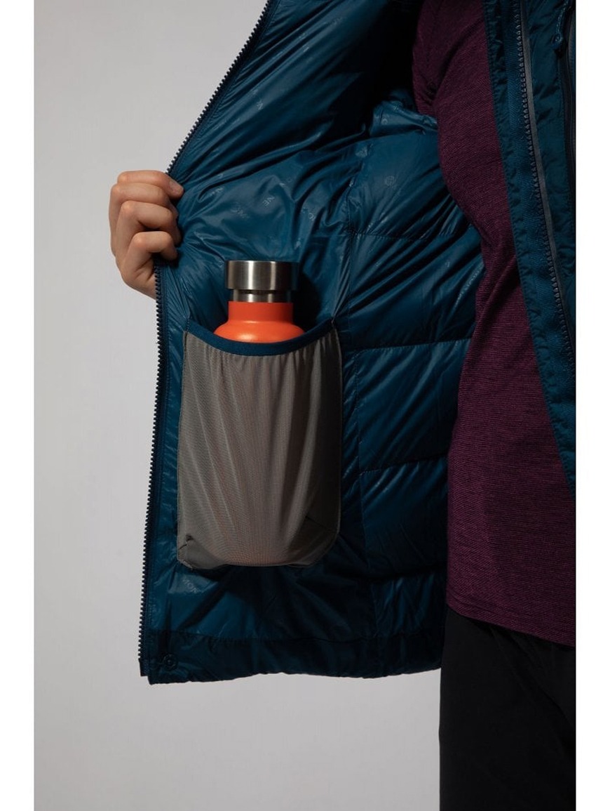 Трекінговий жіночий зимовий пуховик Montane Resolute Down Jacket, XS - Black (FREDJBLAA08) - 2 - Robinzon.ua