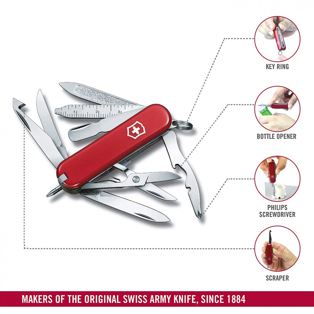Розкладний ніж Victorinox Minichamp Vx06385 - 4 - Robinzon.ua