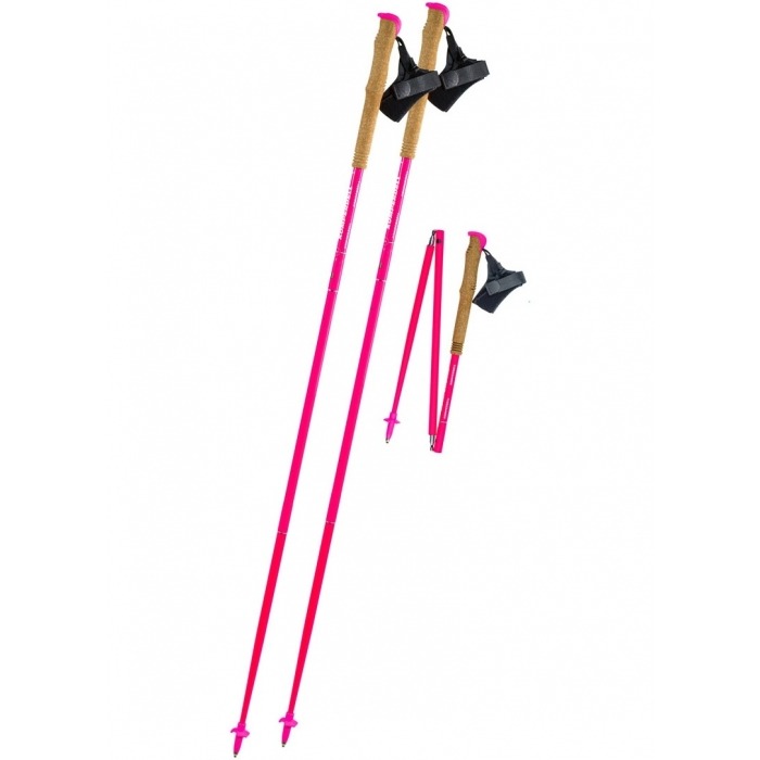 Трекінгові палиці Komperdell Carbon FXP Team, Pink, 125 см (9008687374002) - Robinzon.ua