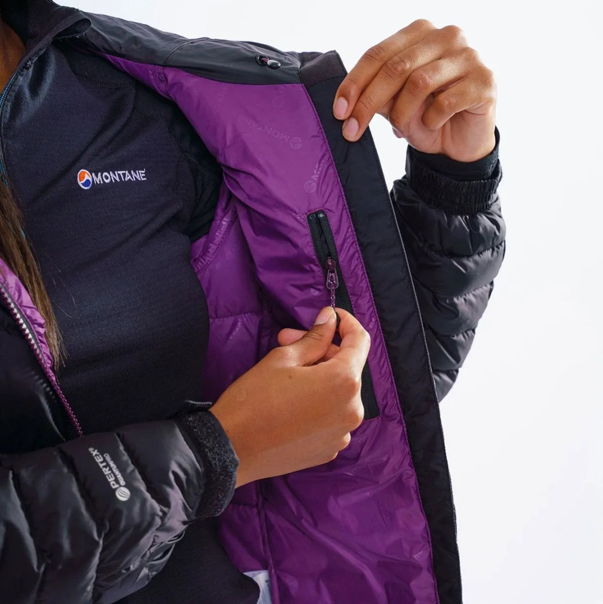 Трекінговий жіночий зимовий пуховик Montane Cloudmaker Duvet Down Jacket, S/10/36 - Black (FCMJABLAB10) - 5 - Robinzon.ua