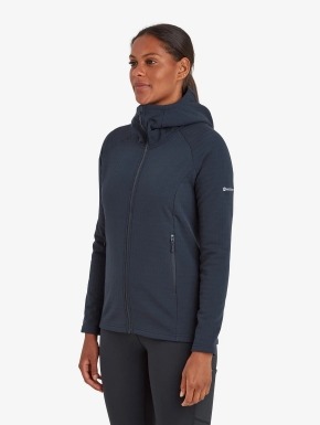 Жіноча флісова толстовка з рукавом реглан Montane Female Protium XT Hoodie, Eclipse Blue, XS/8/34 (5056237085155) - 2 - Robinzon.ua