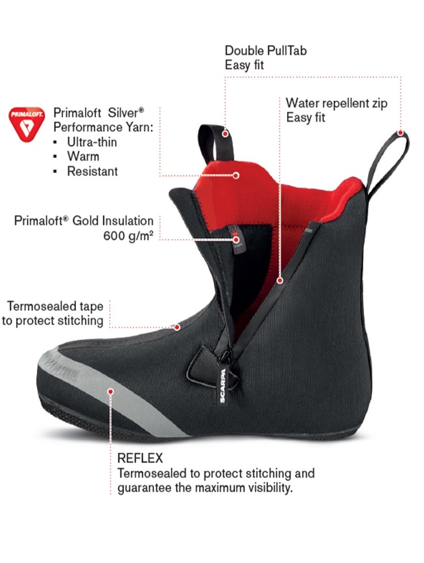 Ботинки SCARPA Phantom 8000 HD Black/Bright Orange 87401-500-1-49 - 8 - Robinzon.ua