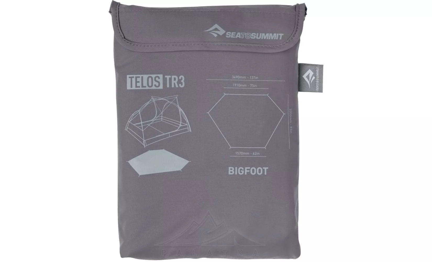 Telos TR3 Bigfoot підлога для намету (Charcoal) - 1 - Robinzon.ua