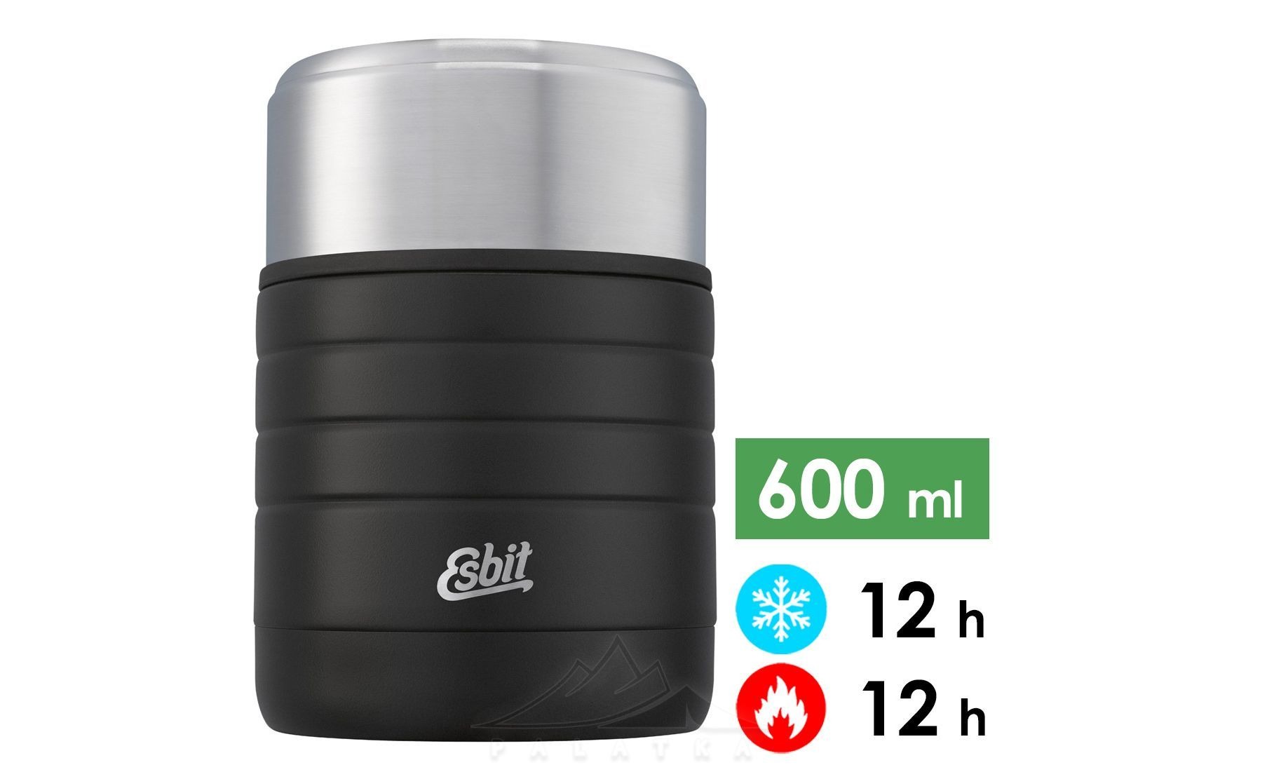 Термос для їжі Esbit FJ600TL-DG black - 3 - Robinzon.ua