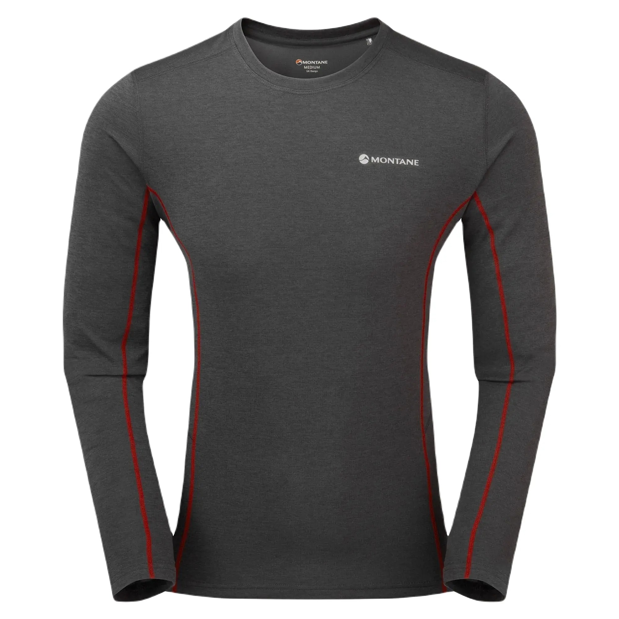 Футболка чоловіча Montane Dart Long Sleeve T-Shirt, Slate, M (5056237062996) - Robinzon.ua