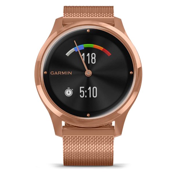 Фитнес часы Garmin vivomove Luxe Rose Gold-Black 010-02241-24 - 3 - Robinzon.ua