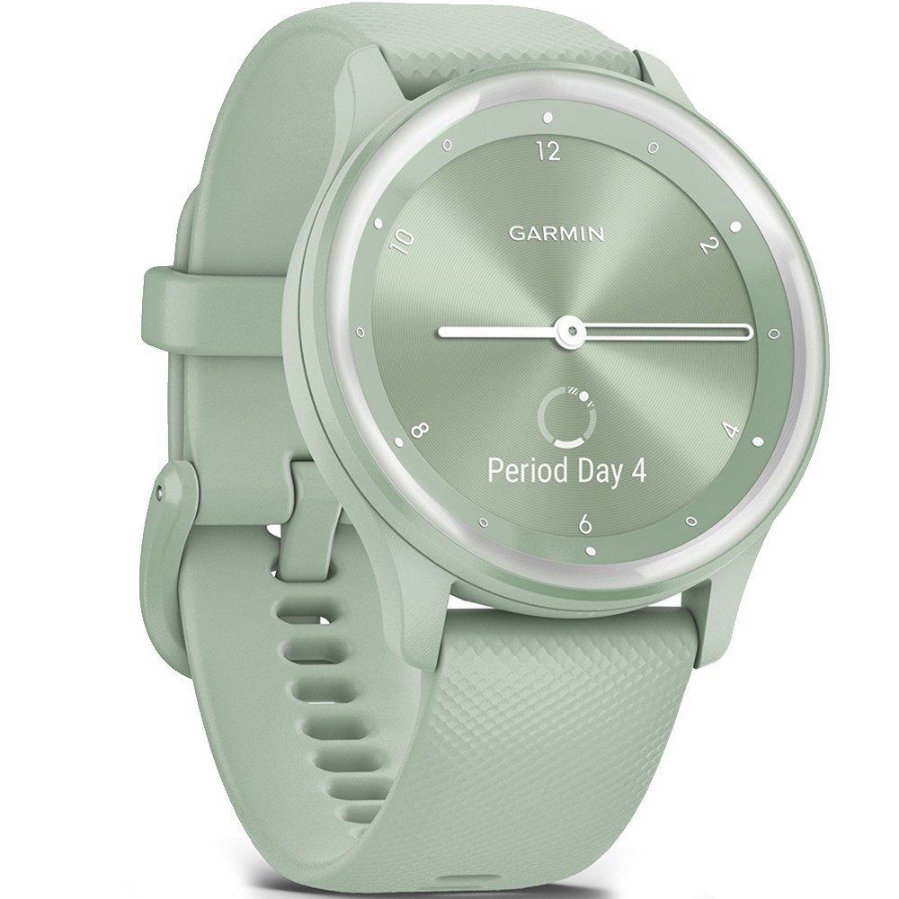 Фитнес часы Garmin vivomove Sport Cool Mint с силиконовым ремешком 010-02566-03 - 1 - Robinzon.ua